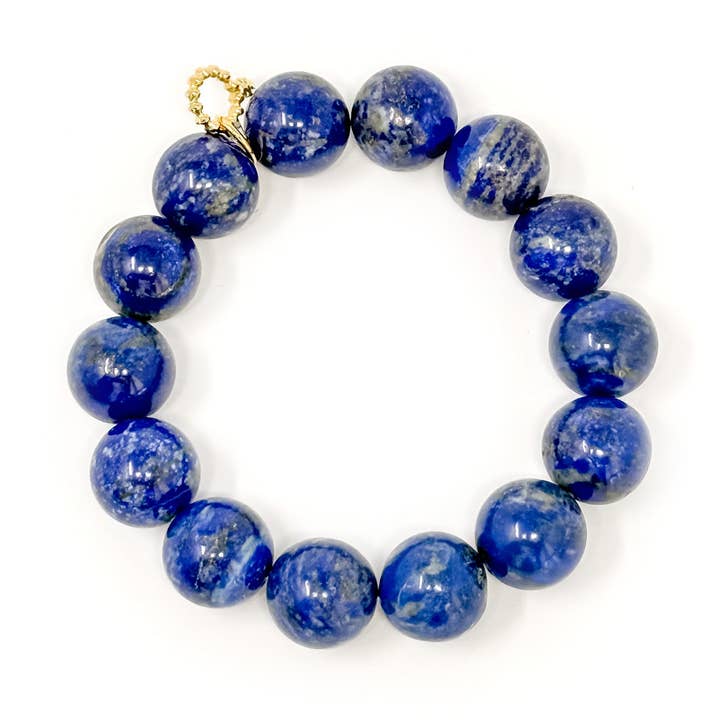 Heart & Soul Lapis Coordinating Bracelet for wholesale by PowerBeads by jen