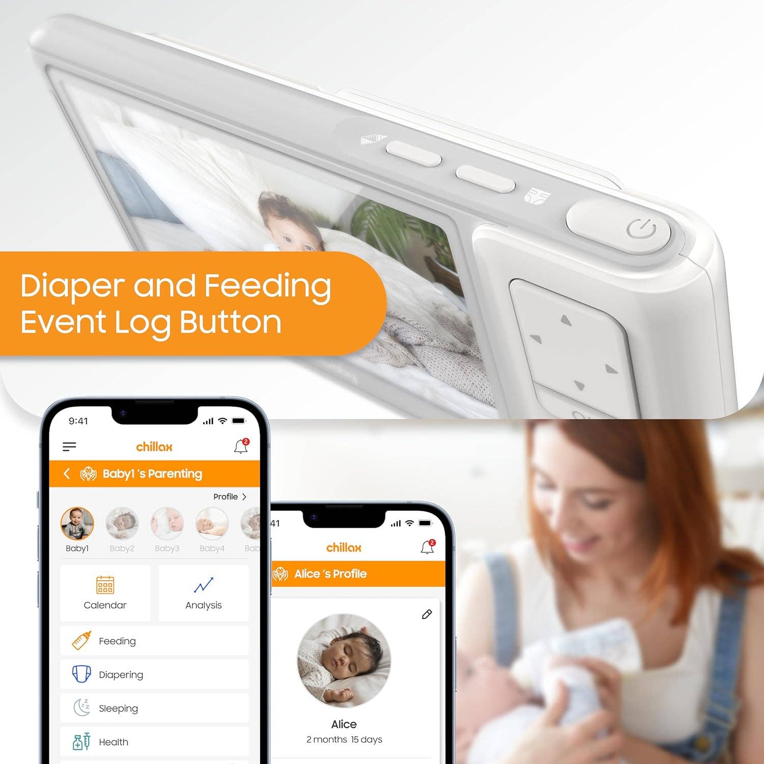 ChillaxCare LLC - Vente Babyphones - DM685 Girafe Pro Max7