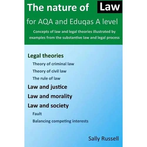 Books by splitShops - Wholesale Book - Adult - The Nature of Law for AQA and Eduqas A Level: Concepts of law and legal theories illustrated by examples from the substantive law and legal process - Paperback