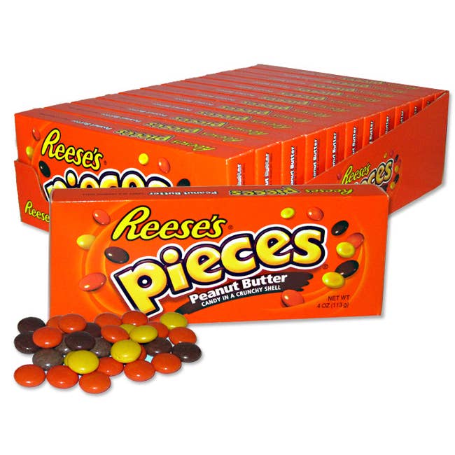 iSweet.ca - Wholesale Chocolate Covered Sweets - (S1-04) US - Theater Box Reese Pieces 4 oz 12 Units