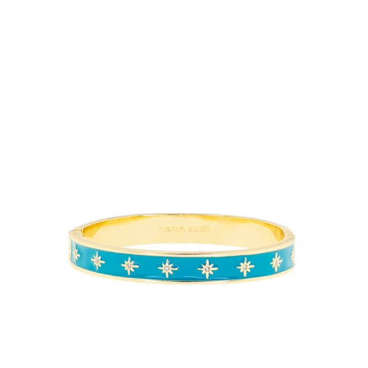 enamel starburst bangle for wholesale by Marlyn Schiff