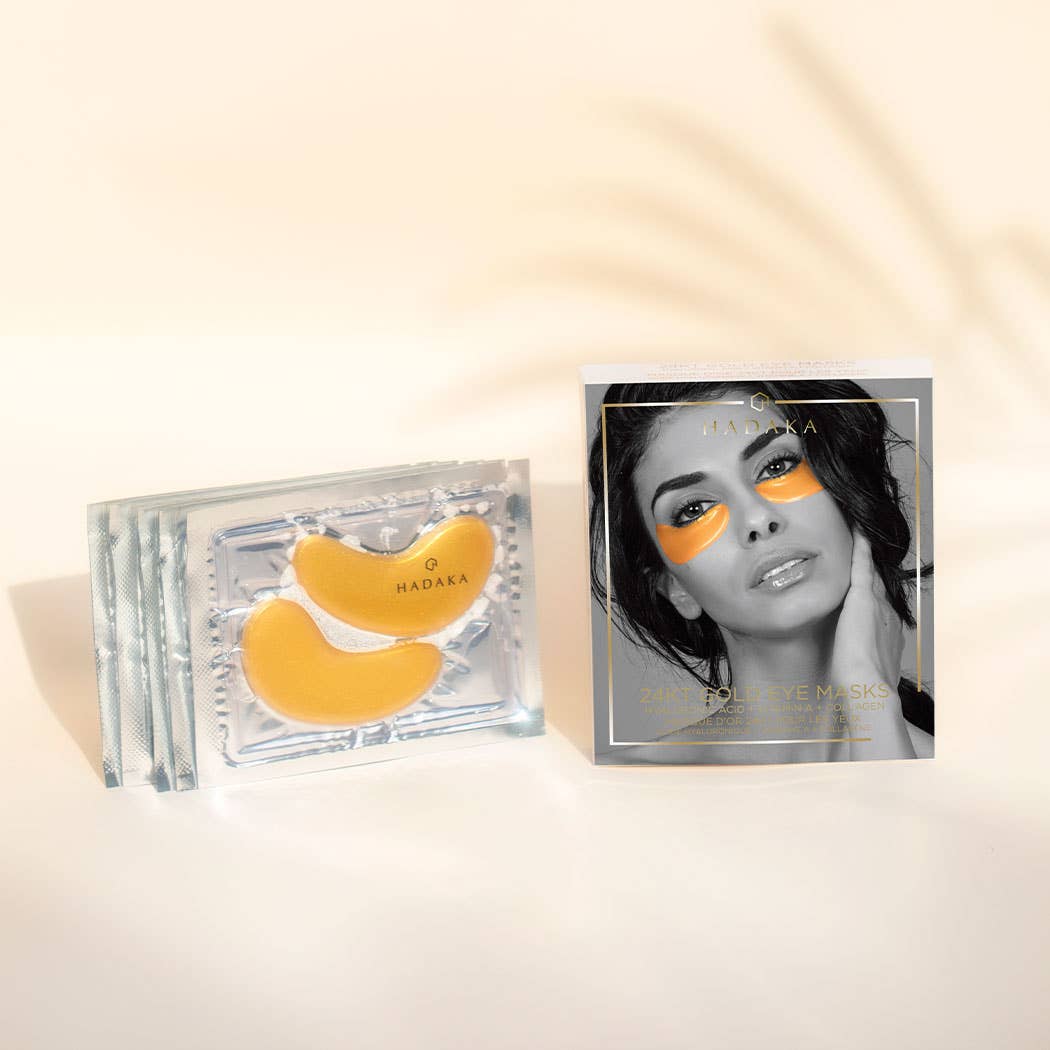 Hadaka Beauty - Wholesale Eye Treatment Mask - 24K Gold Collagen Hydrating Eye Mask1