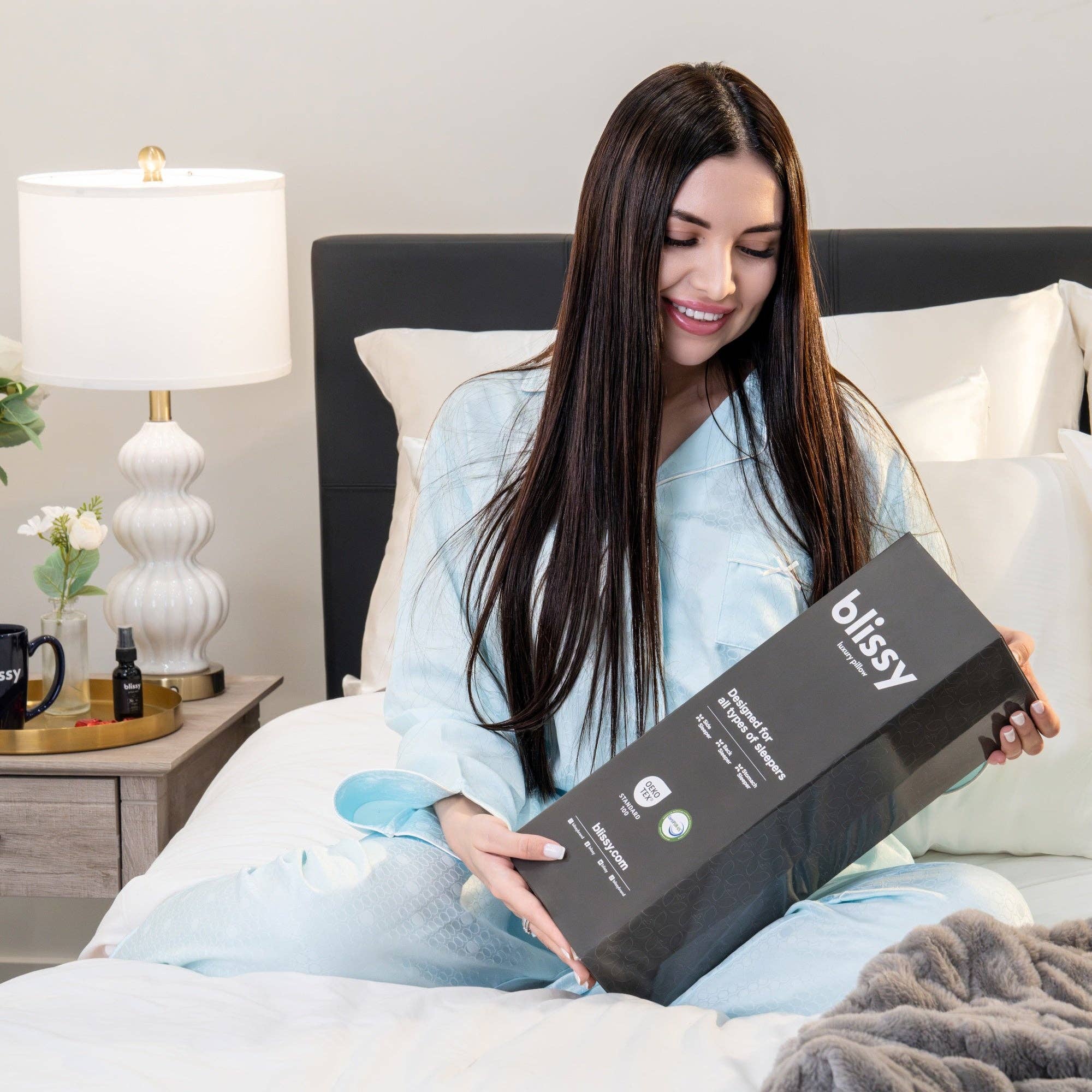 Blissy - Wholesale Bedding Pillow - Signature Adjustable Pillow - Crescent - King9