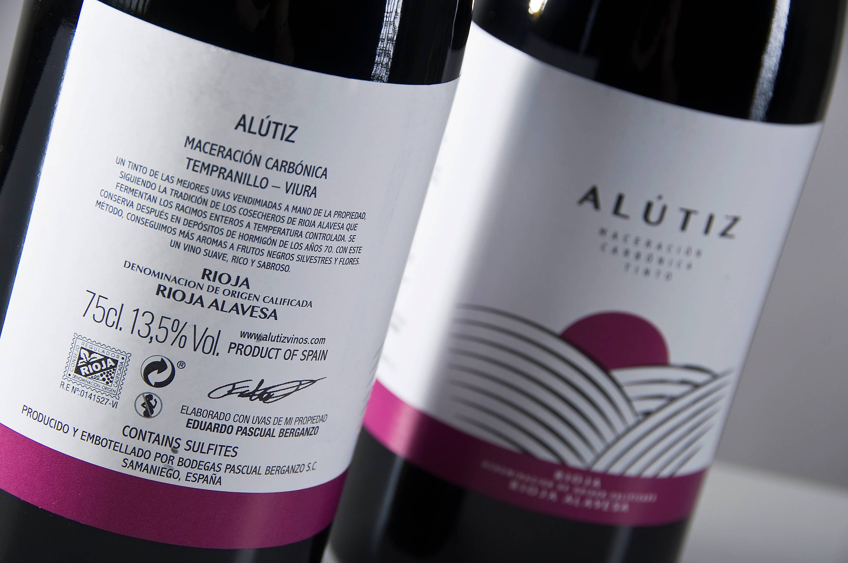 PASCUAL BERGANZO - ALÚTIZ VINOS - Wholesale Rode wijn - Alútiz jonge rode wijn met koolzuurvatting D.O.C Rioja0