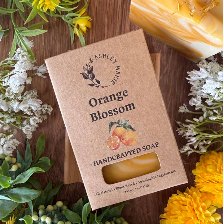 Ashley Marie Soap - Wholesale Bar Soap - Orange Blossom Soap– Boxed Soap Bar 
0
