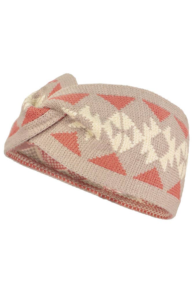 Hana - Vente Bandeau – femme - Bandeau en tricot à motif western2