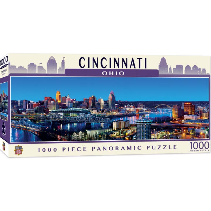 Puzzle panoramique Cincinnati de 1000 pièces pour la vente par Masterpieces Puzzles