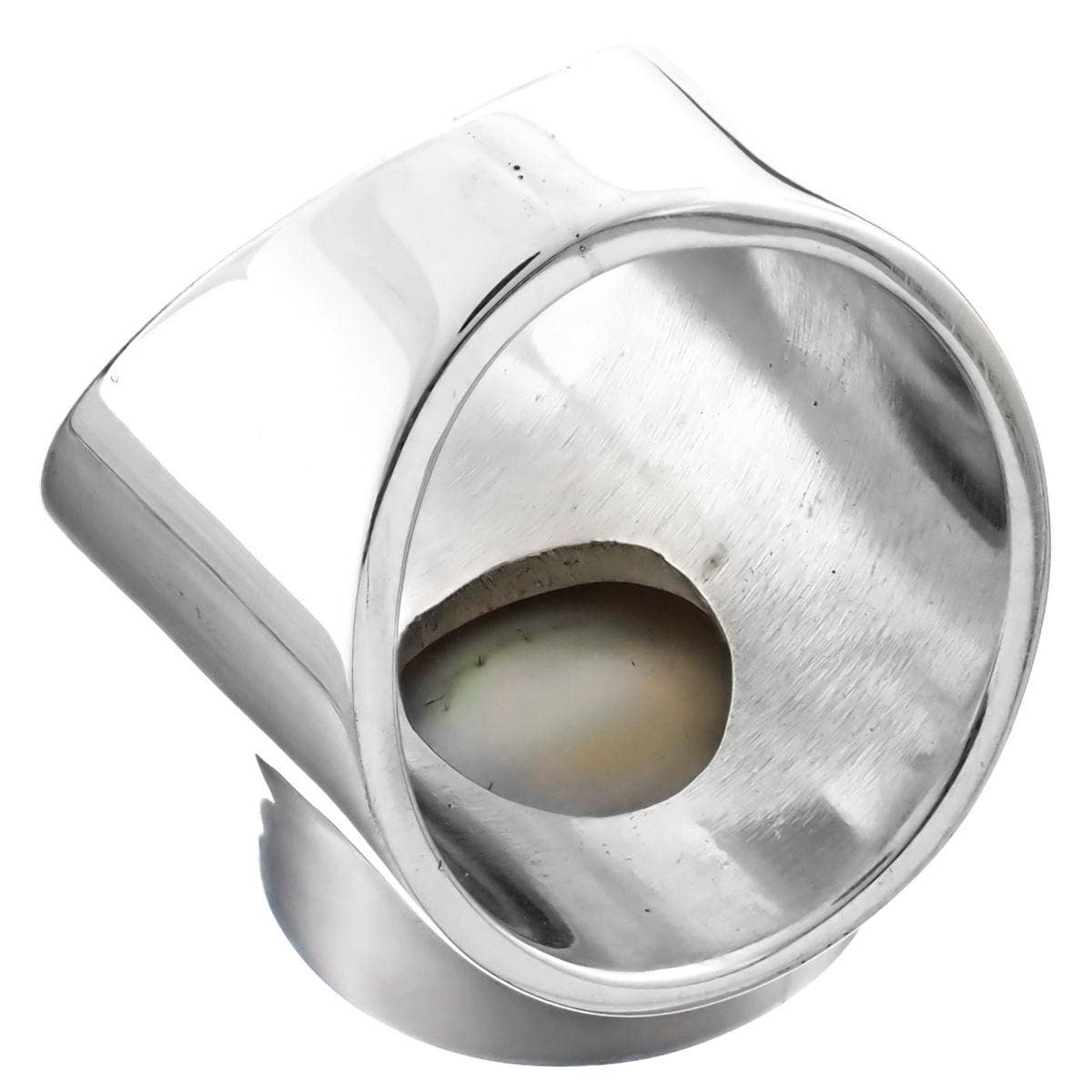 FifiRose – Großhandel Cocktail-/Statement-Ring – 925 Sterling Silber Lavendel Champagner Mabe Perle Sterling Gr. 6 Ring2