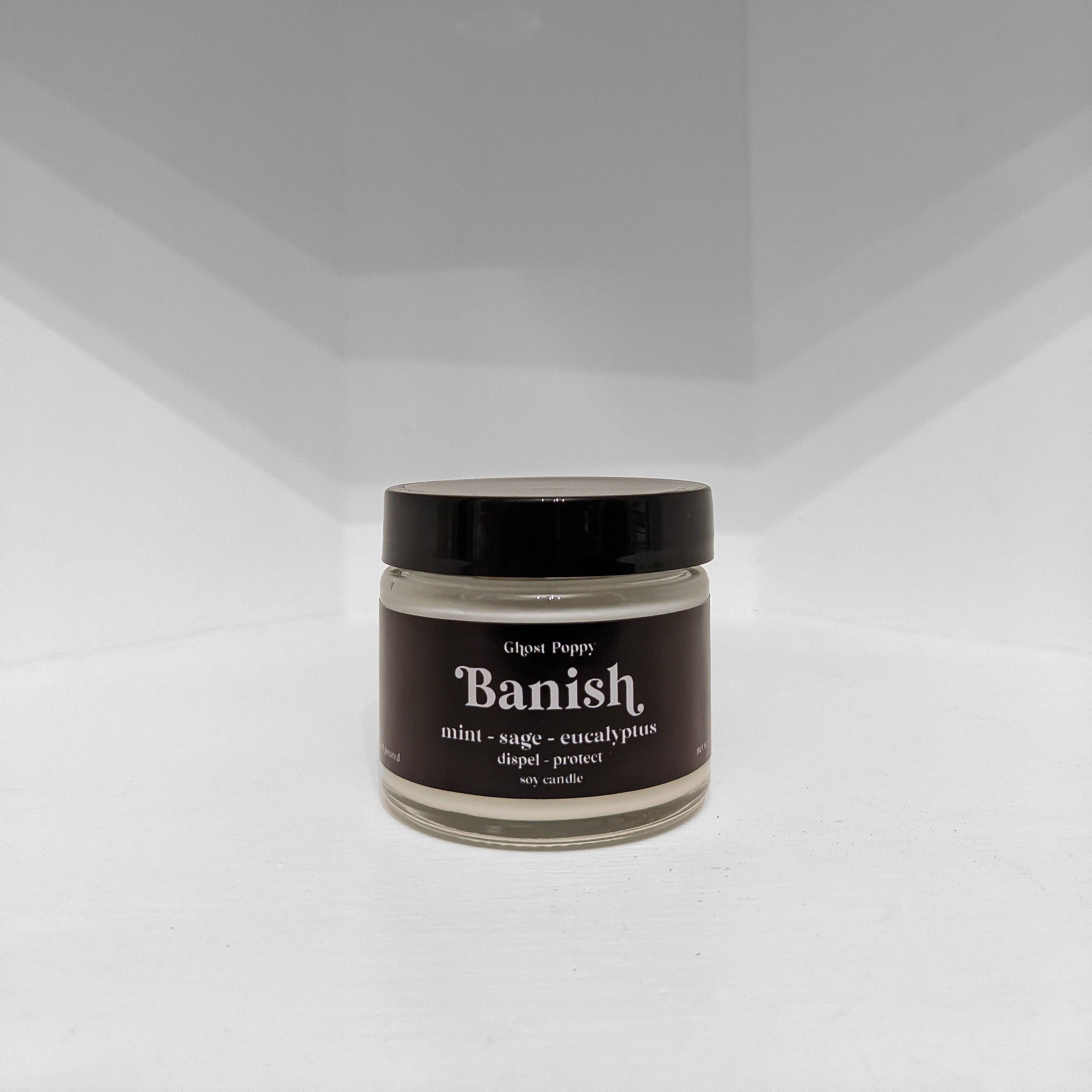 Ghost Poppy - Wholesale Jar/Filled Candle - Banish Mini Candle3