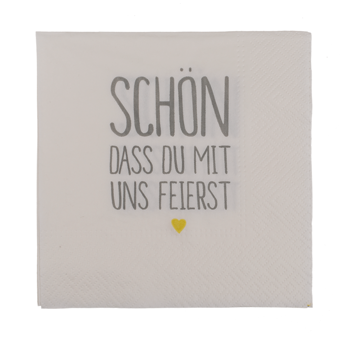 Out of the blue KG - Wholesale Disposable Napkin - White-grey paper napkins,1