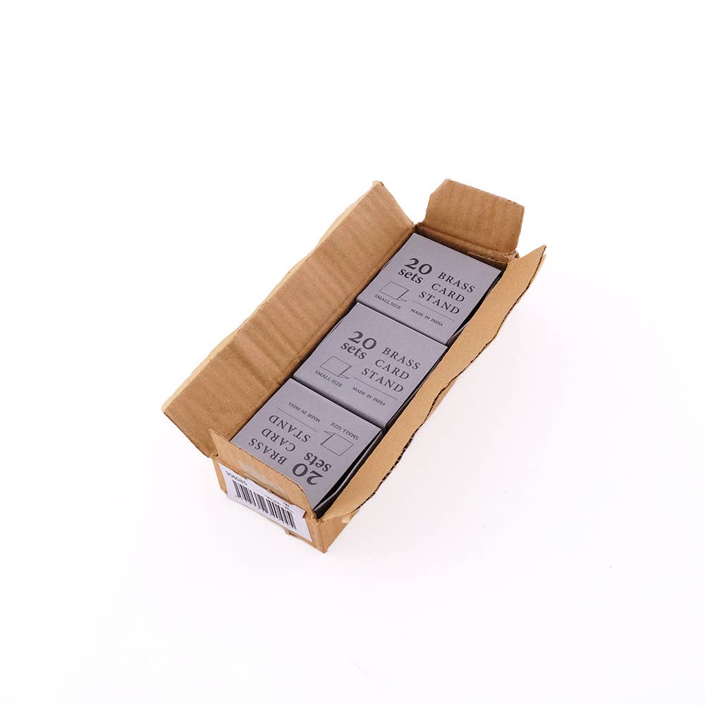 shesay - Wholesale Place Card / Place Holder - Brass Card Narrow Stand - Set of 20 Card Holders11