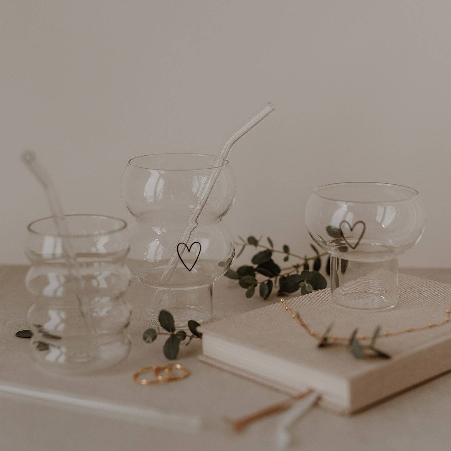 Eulenschnitt - Wholesale Drinking Glass/Cup - Bubbles Glass Blank (PU = 6 pcs)12