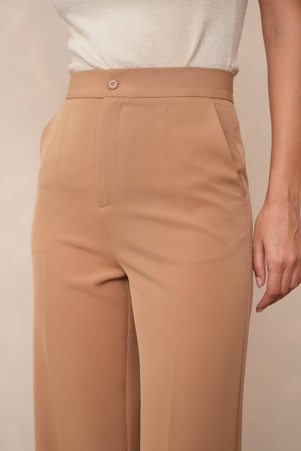 Attentif Paris - Vente Pantalon – femme - [Timeless] Pantalon unie coupe droite33