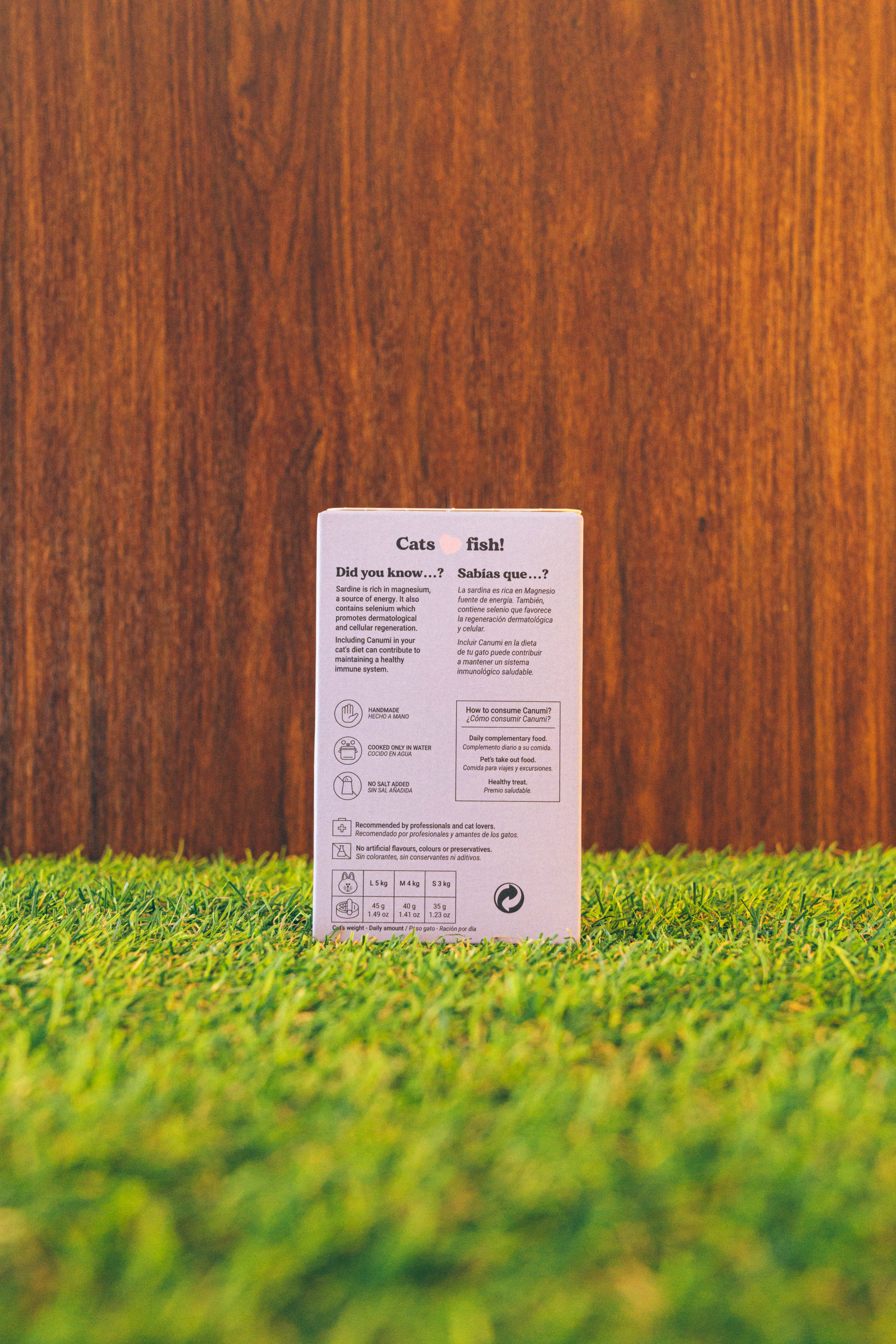 Canumi - Wholesale Pet Food - Cat - Natural sardines Cats1