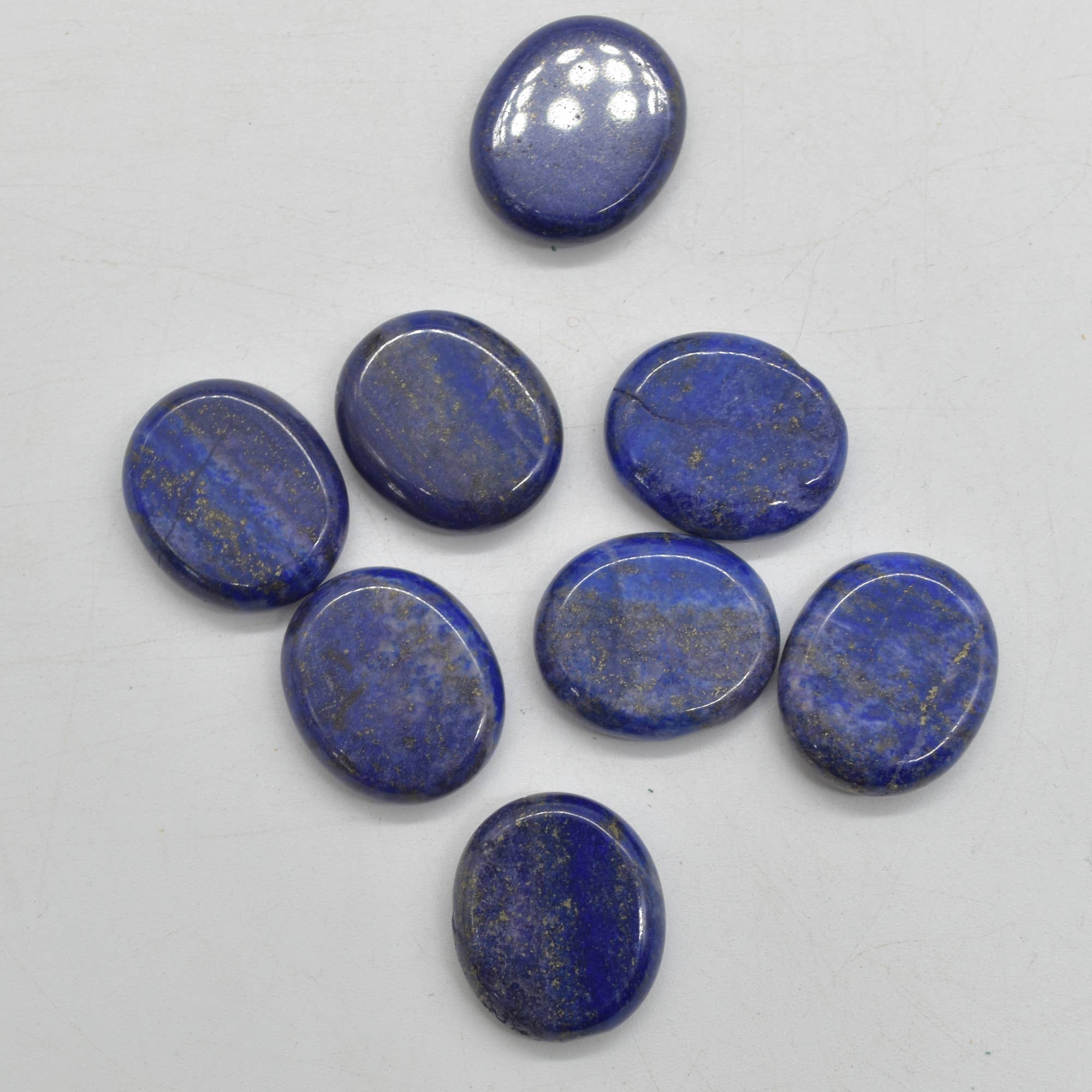 Calder Crystals - Wholesale Spiritual Stone/Crystal - Mini Crystal Oval Thumb Worry Stones - Choose from 105