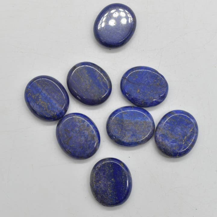 Calder Crystals - Wholesale Spiritual Stone/Crystal - Mini Crystal Oval Thumb Worry Stones - Choose from 105