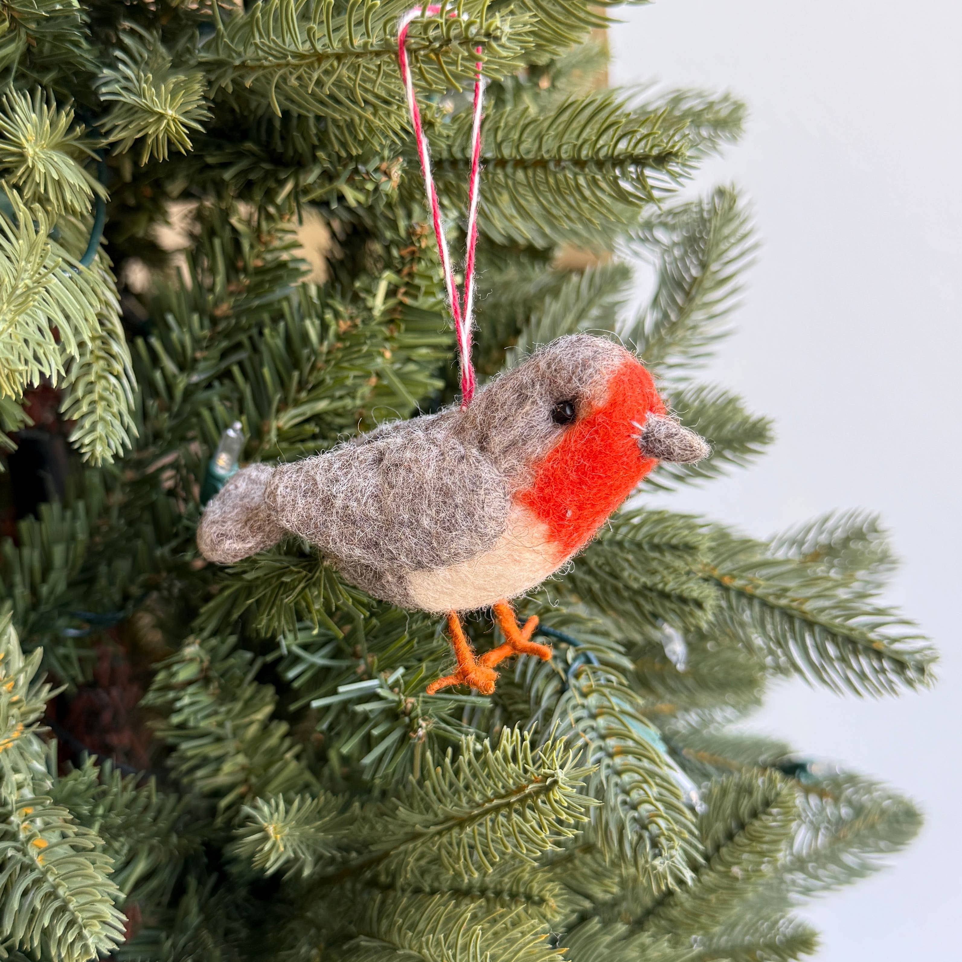 Ornaments 4 Orphans - Wholesale Ornament - Bird Tufted Wool Christmas Ornament1