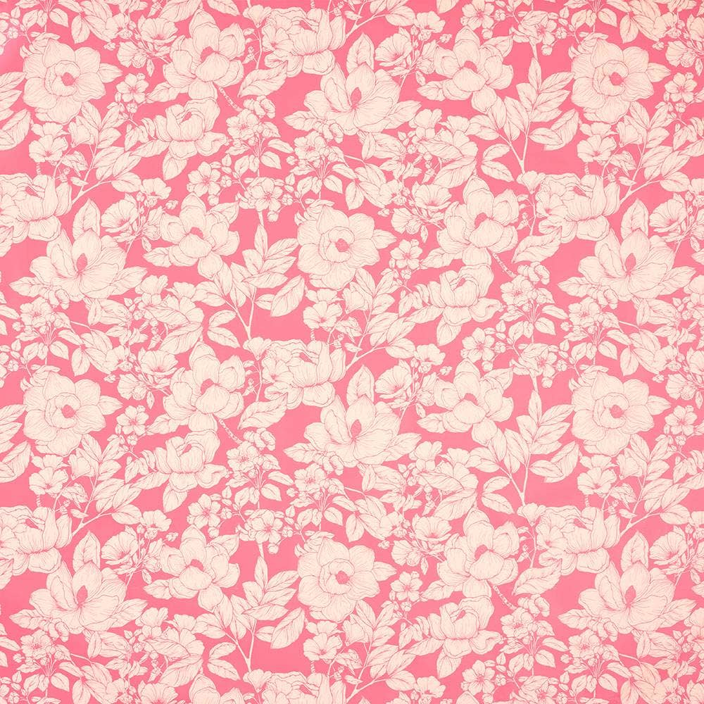 Paper Source Wholesale - Wholesale Flat Wrap - Two Toned Pink Floral Stone Wrapping Paper1