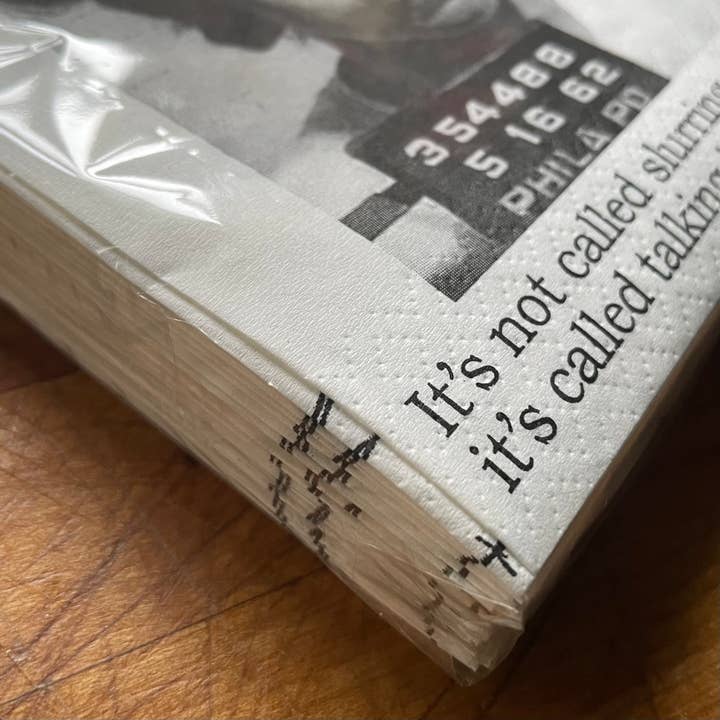 The 3 Sisters Design Co. - Wholesale Disposable Napkin - Big House Cocktail Napkins, It's not called slurring your...