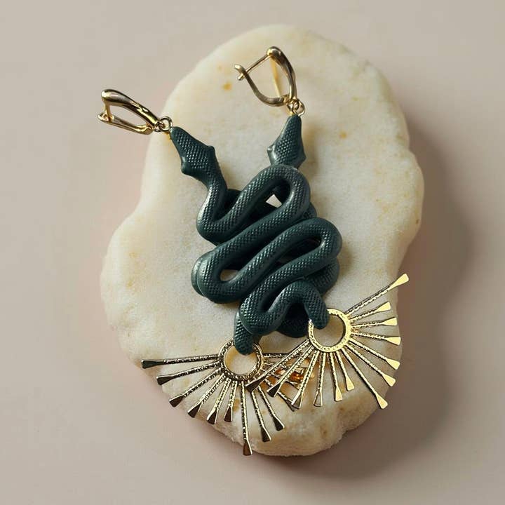 The Medusa Earrings for wholesale by Meesha Farzaneh