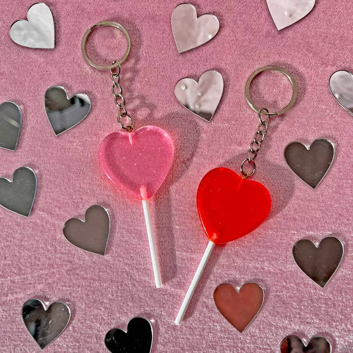 A Shop of Things - Wholesale Keychain - Women's - Heart Lolli Keychain