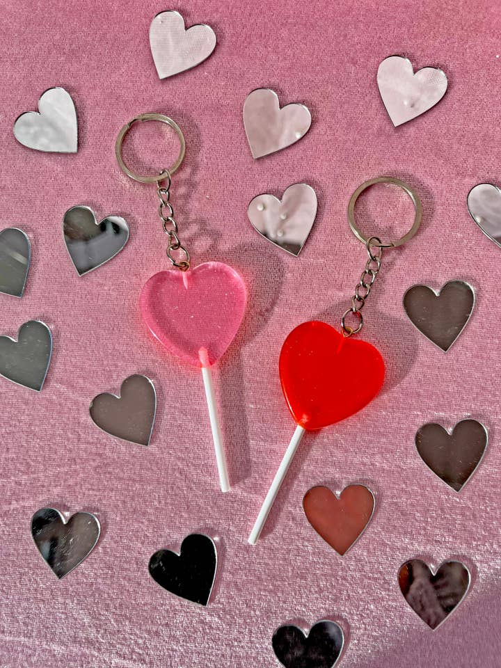 Heart Lolli Keychain for wholesale by A Shop of Things