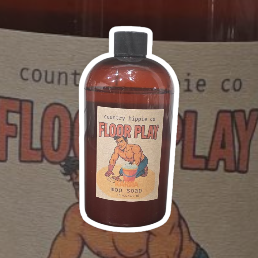 Country Hippie Co. - Wholesale Multi-Surface Cleaner - FLOOR PLAY Mop Soap 16 oz.7