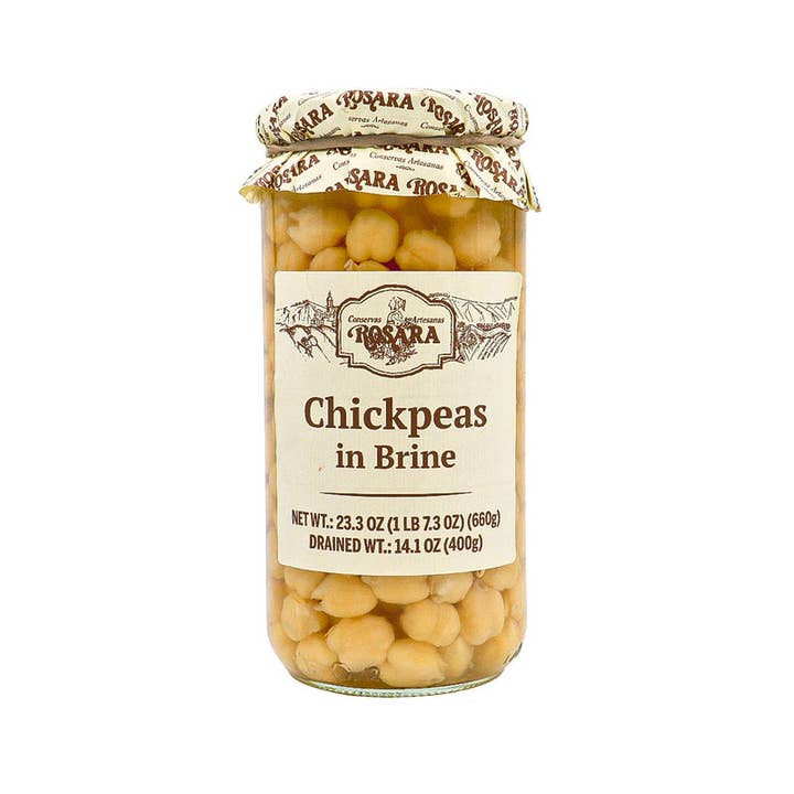 Casacella Foods - Wholesale Beans - Rosara Chickpeas in Brine 23.3oz (660 g)