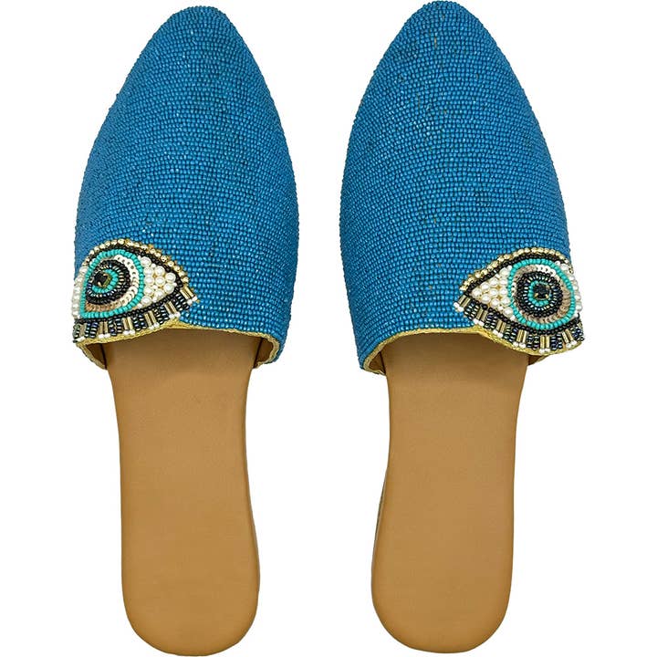 BEADED MULES SLIPPERS for wholesale by Pizzazz, Inc.