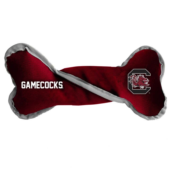 NCAA South Carolina Gamecocks Pet Tug Bone for wholesale by Little Earth Productions