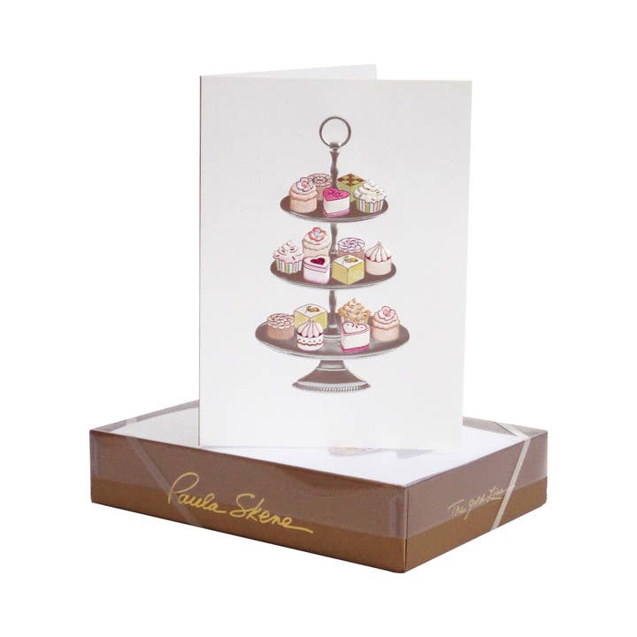 Petit Fours Birthday Card for wholesale by PAULA SKENE DESIGNS