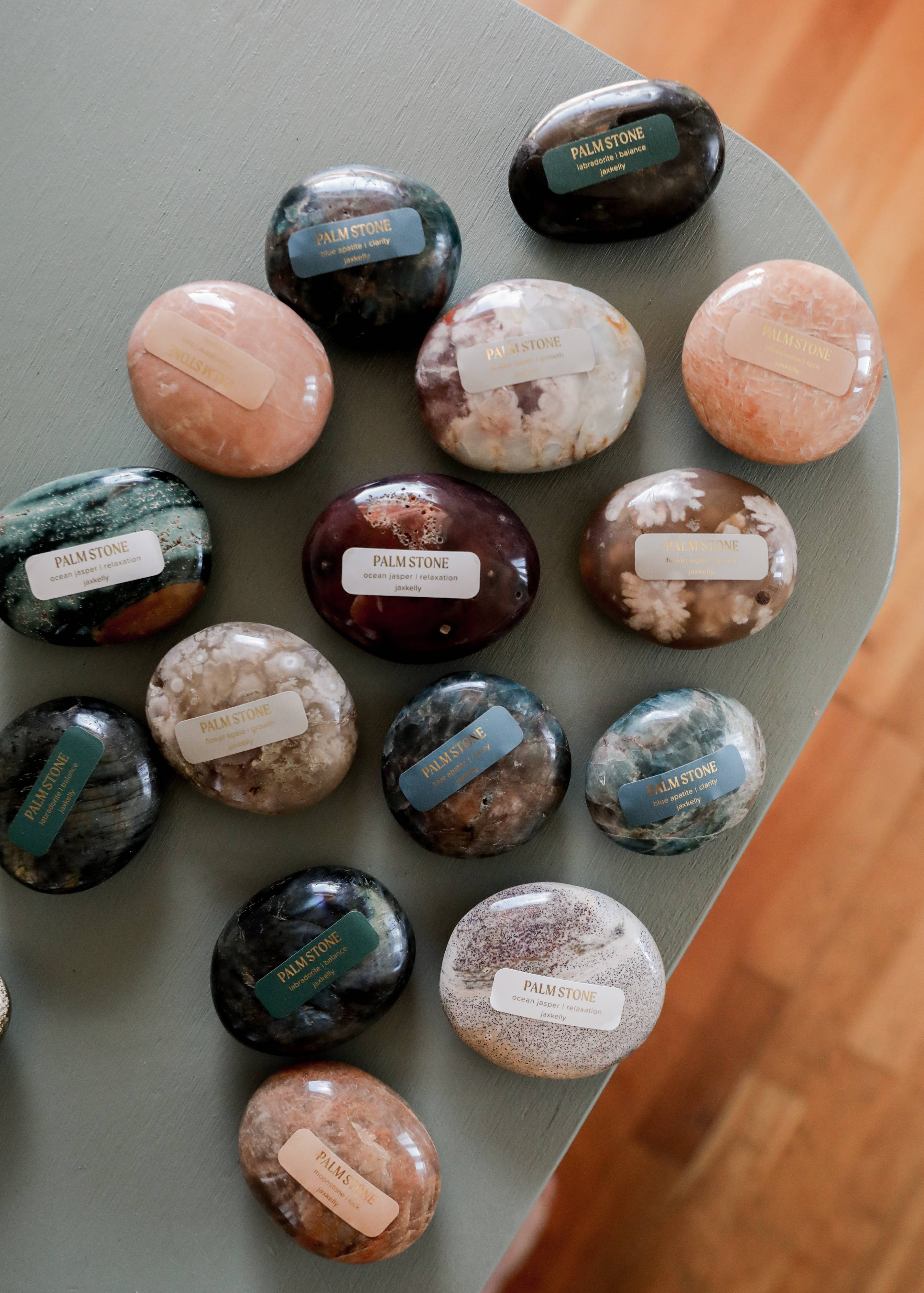 JaxKelly - Wholesale Spiritual Stone/Crystal - Palm Stone - Moonstone3