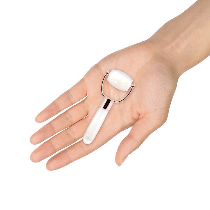 REMOVED BRAND - Vendita all'ingrosso Rulli viso/di bellezza - Rullo facciale in nefrite bianca Jade Petite1