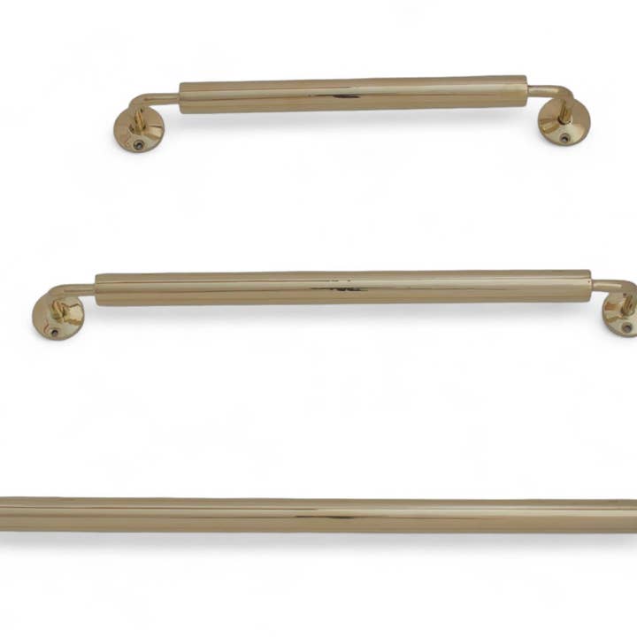 Moroccantastics - Wholesale Towel Holder/Hanger - Elegant Brass Towel Holder for Bathroom - Stylish Wall-Mounted Towel Rack4