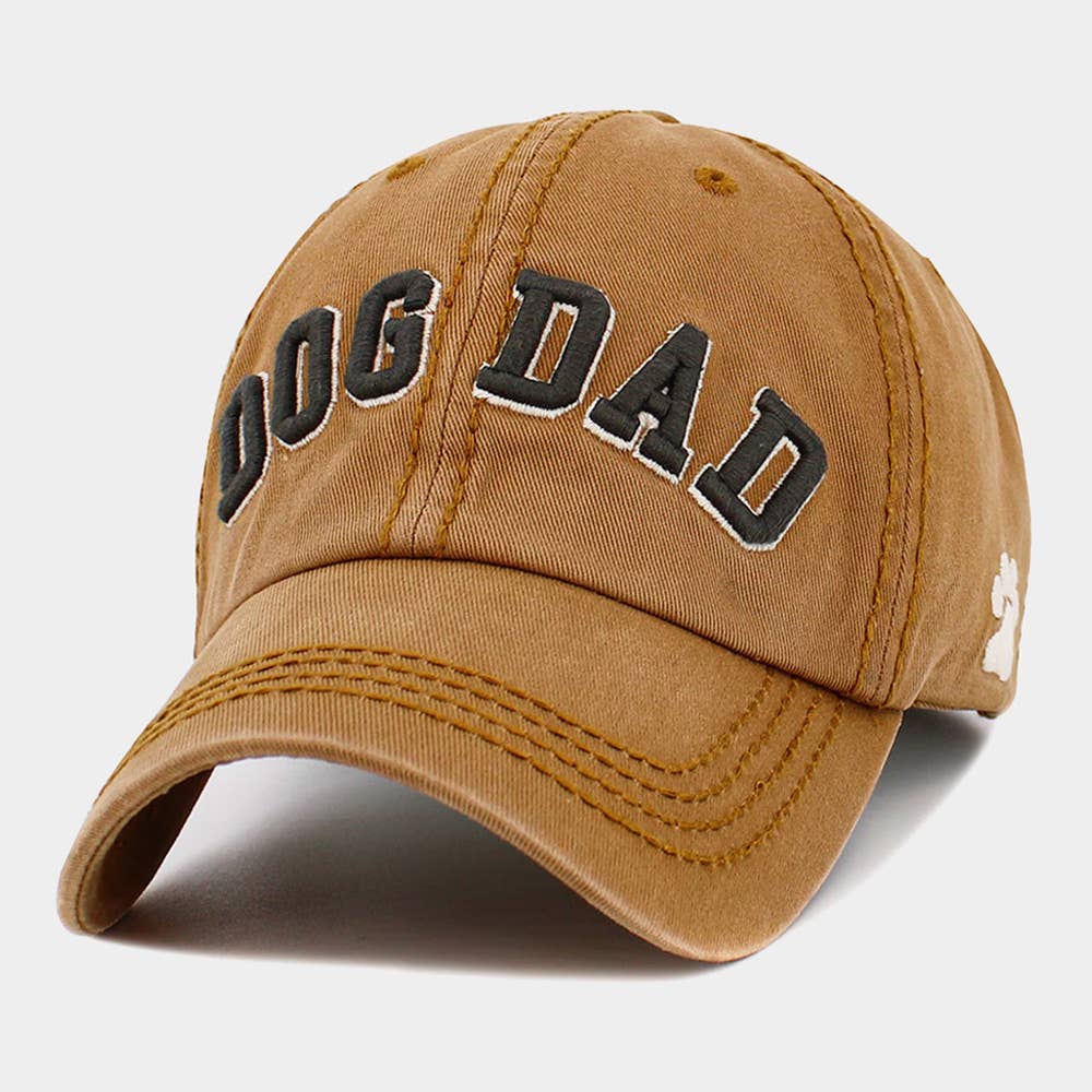 Sensibling Corp. - Wholesale Baseball Cap - Men's - Dog Dad Message Vintage Baseball Cap4