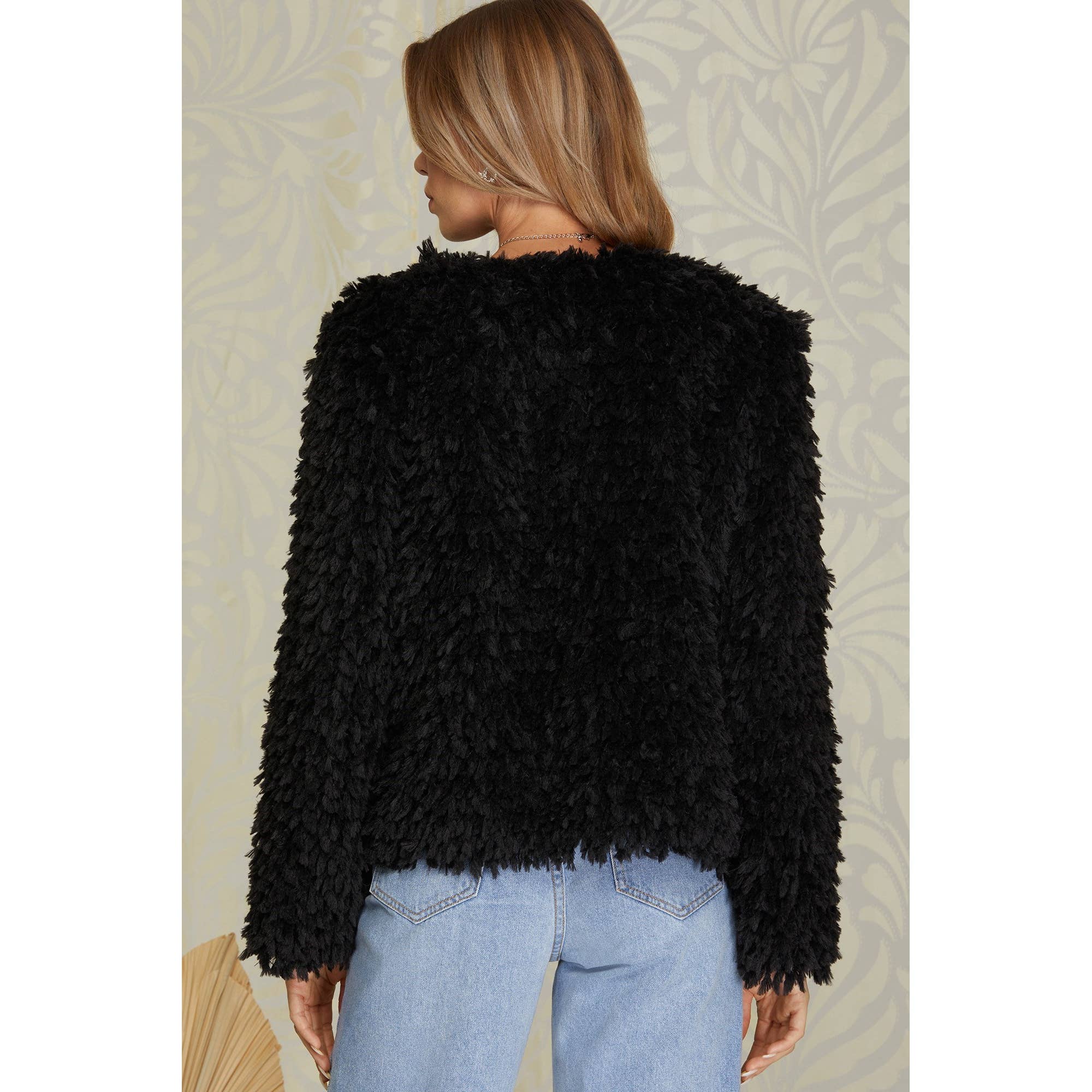 Peace Love Line – Engroshandel Jakke - Dame – SLI4461 - LURVET PELSJAKKE1