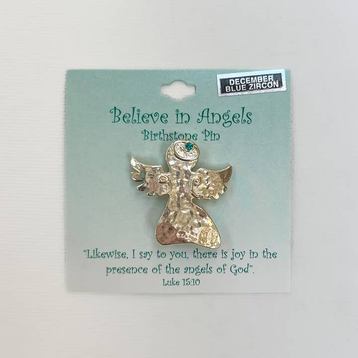 Angel Birthstone Pin for wholesale by Abbey + CA Gift