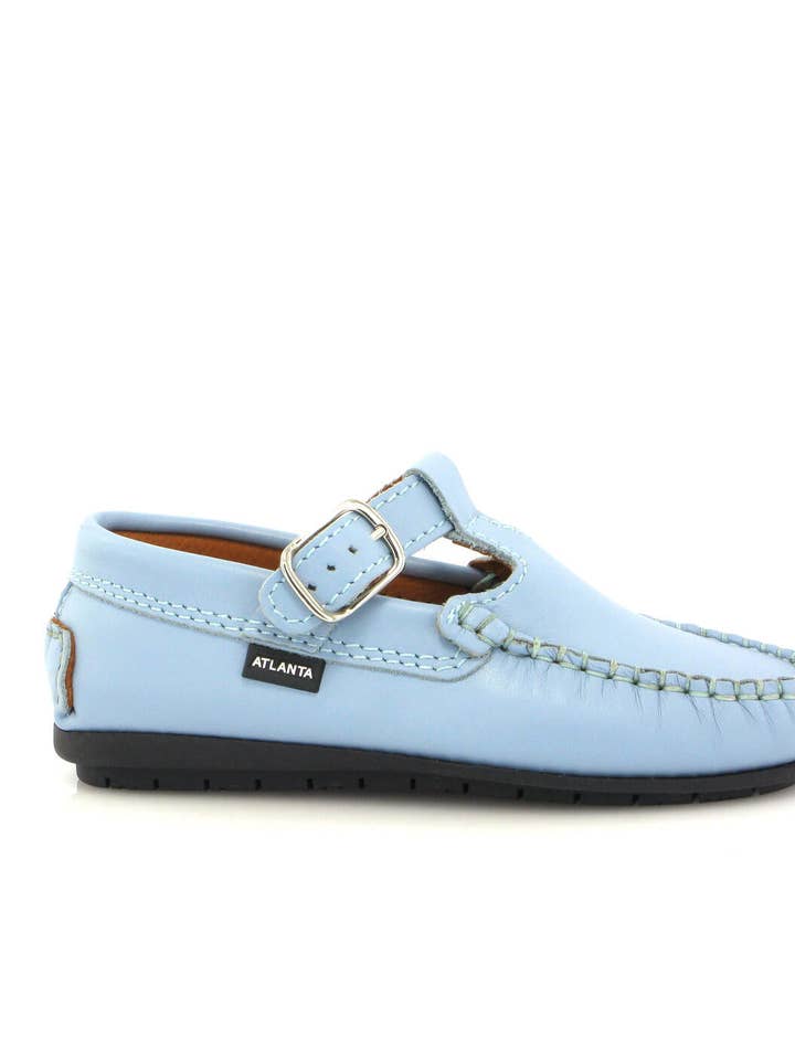 T-Walkers - cielo blu liscio per la vendita all'ingrosso da parte di Atlanta Mocassin