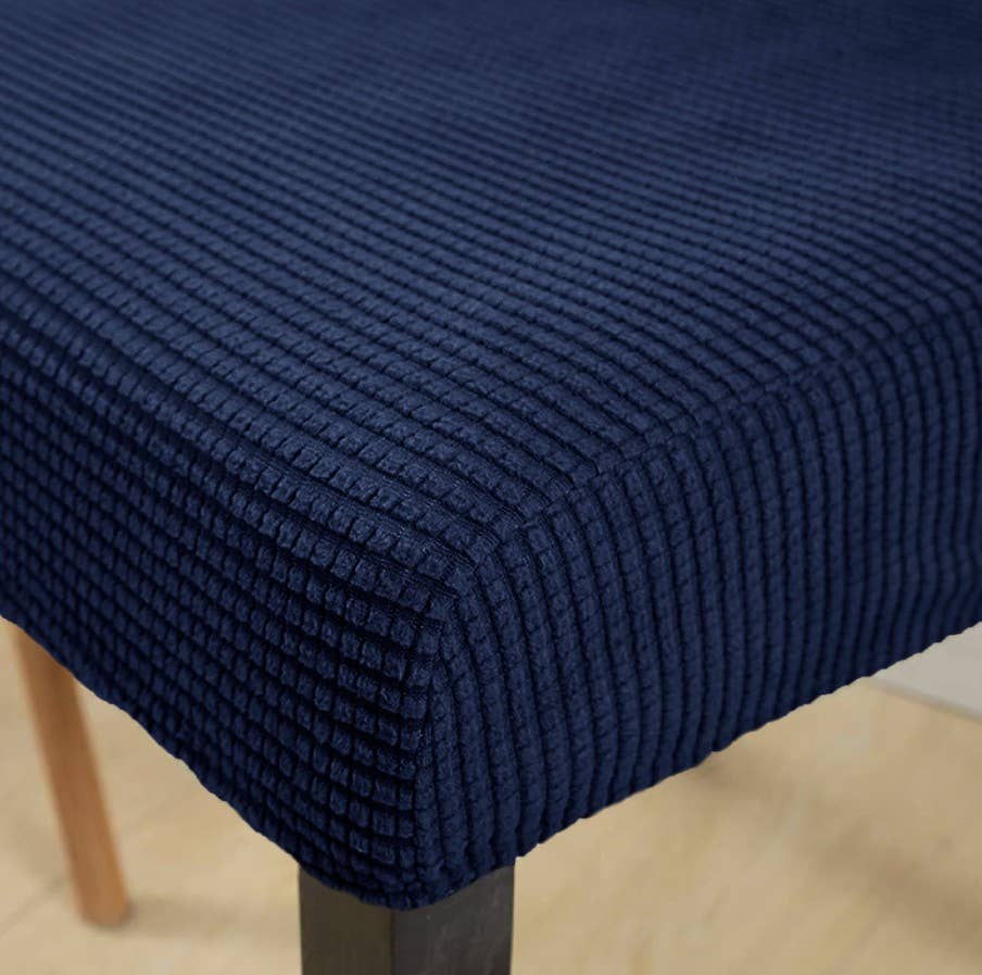 home mart goods - Vente Housses de chaise/canapé - Ensemble de 2 housses extensibles pour chaise de salle à manger, cuisine, bureau5