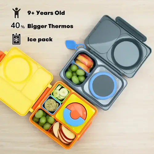 OmieLife UK – wholesale Lunch bag/box – Kids – OmieBox UP: Graphite4
