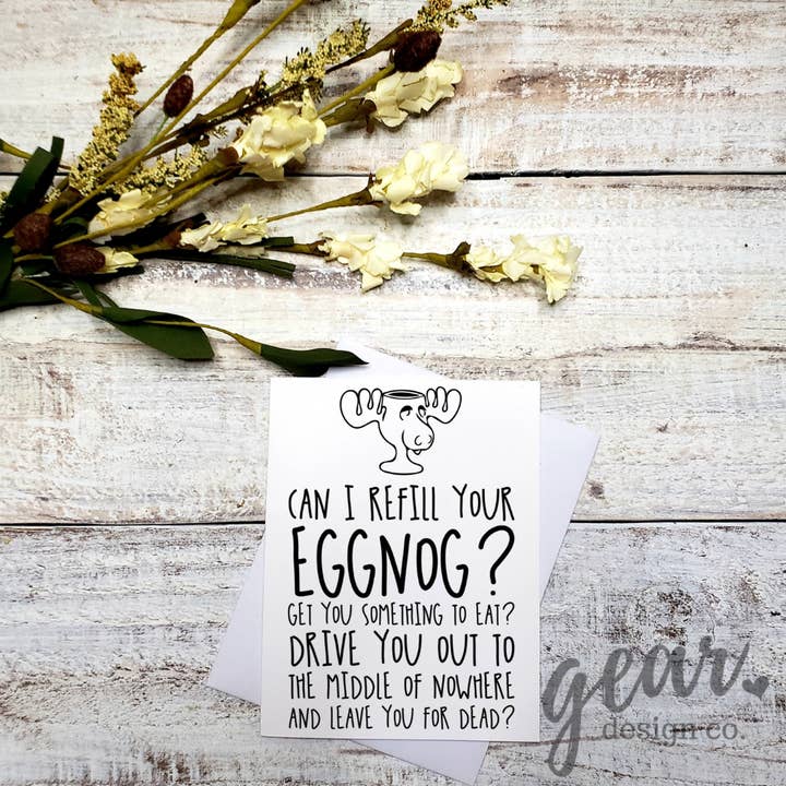 Christmas Vacation Card for wholesale by Gearhart Design Co.