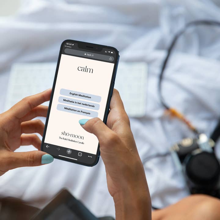 shō-moon - Wholesale Jar/Filled Candle - Calm Meditation Candle pure essential oils5