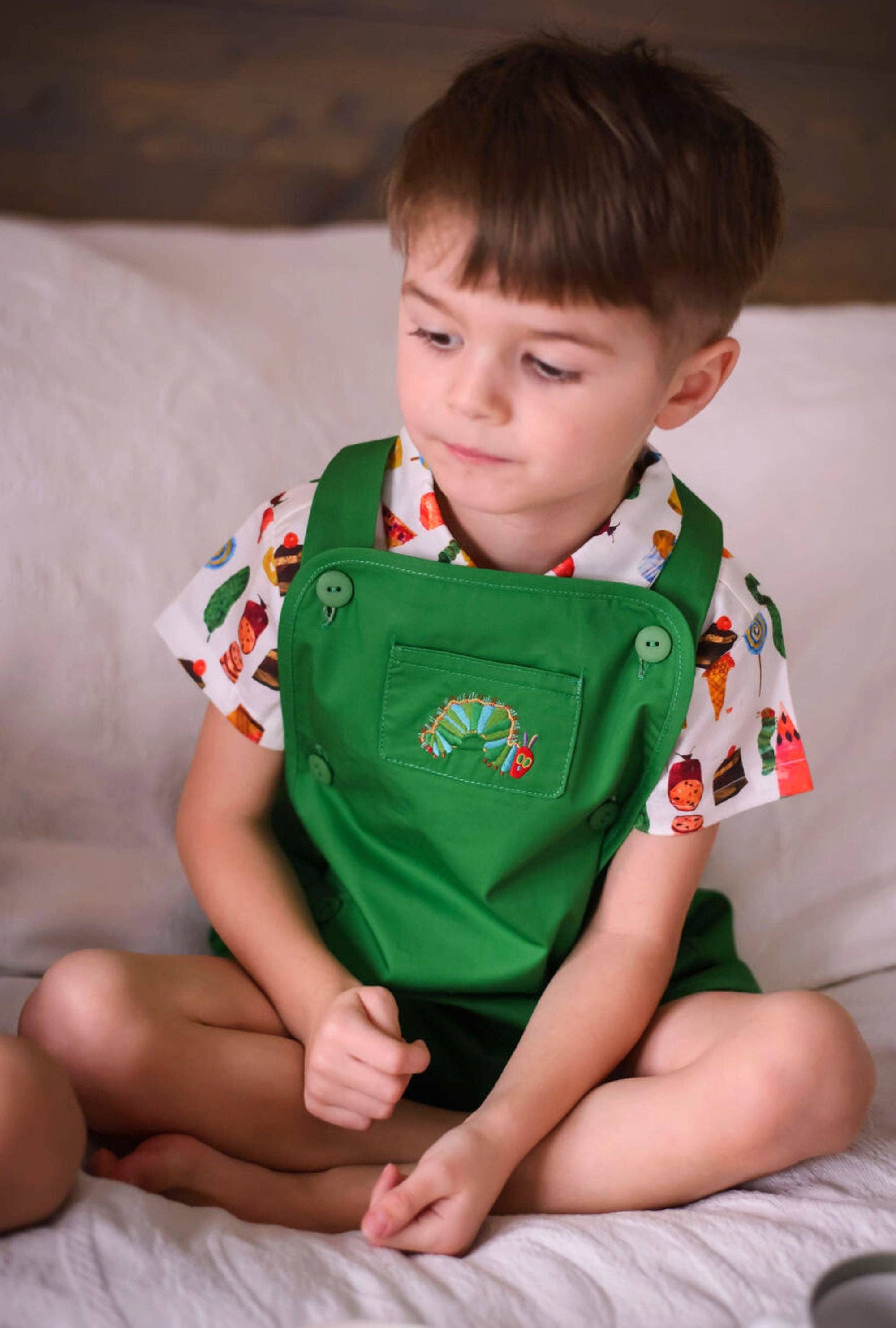 Little Goodall - Wholesale Button Down Shirt - Kids - Very Hungry Caterpillar™ Party Food Shirt6