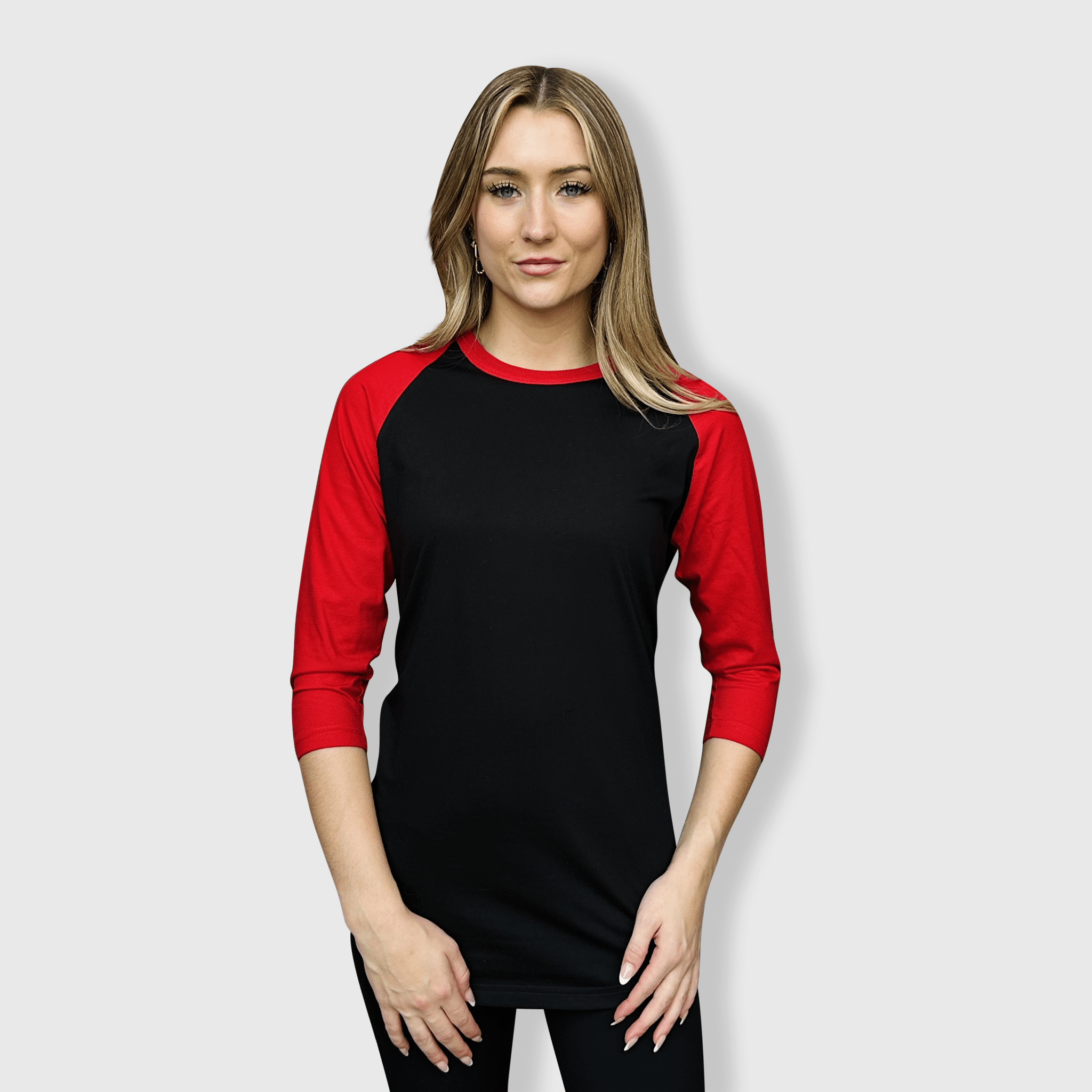 ILTEX Apparel - Vente T-shirt – femme - T-shirt de baseball adulte à manches raglan 3/4 - Plus de 35 couleurs99