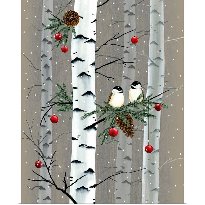 TTT212 | Birch Birds I Kunstdruck für den Großhandel von Roslyn Décor