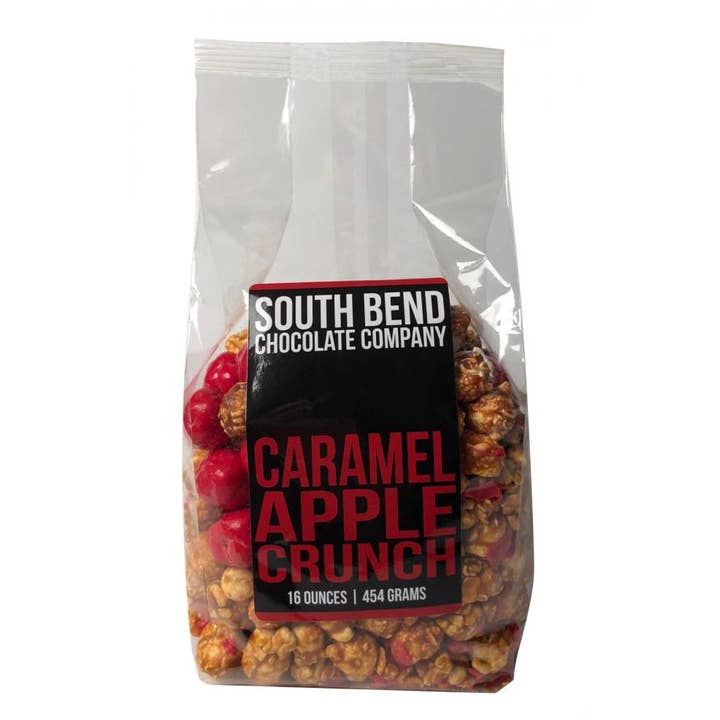 Karamel Apple Crunch 16oz for engroshandel hos THE SOUTH BEND CHOCOLATE COMPANY