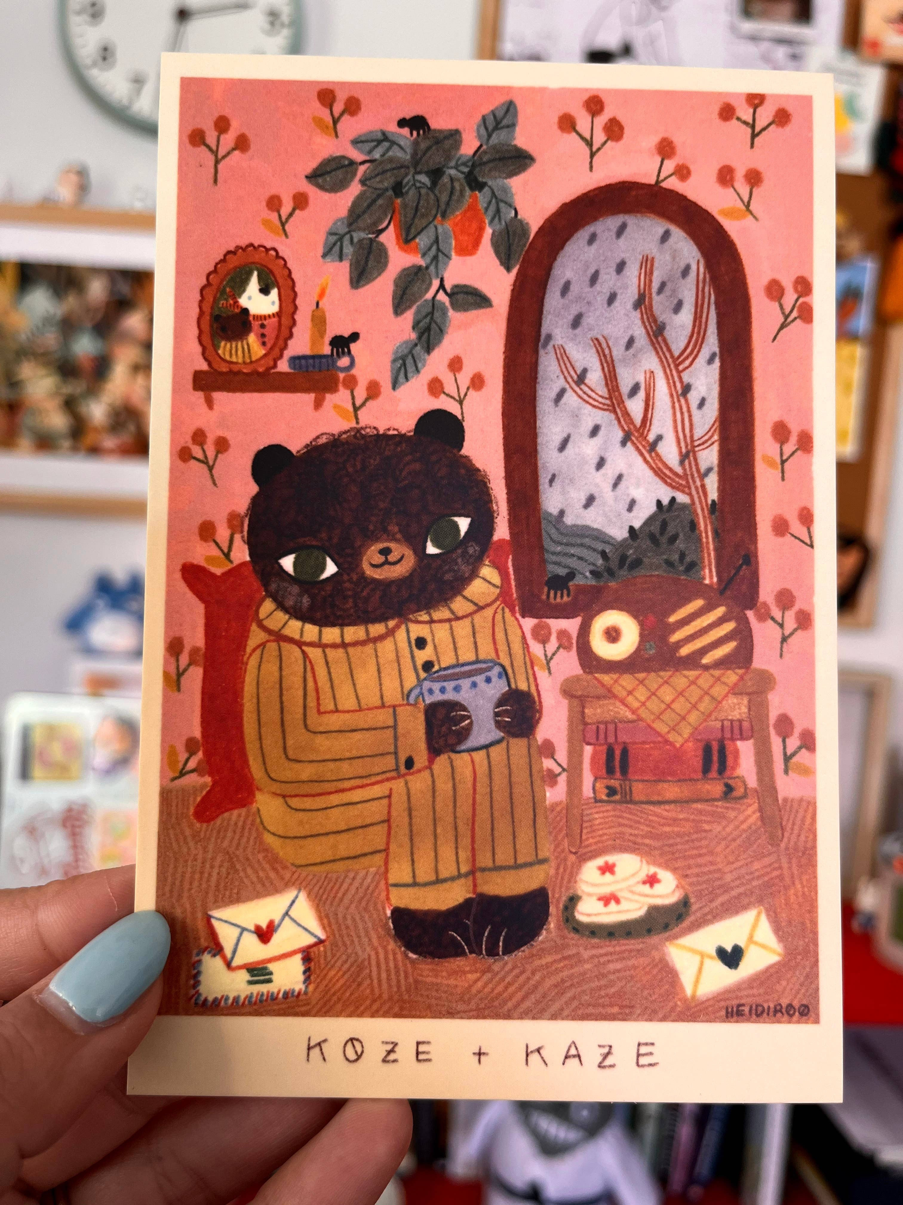 Heidiroo - Vente Cartes postales - Koze + Kaze - Carte postale0