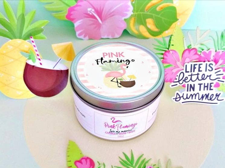 PINK FLAMINGO CANDLE – wholesale Jar/filled candle – Pink Flamingo | Signature Candle5