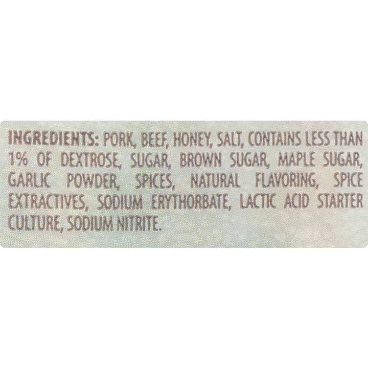 Dietz & Watson - Wholesale Sausage - Dietz & Watson Honey Maple Landjaeger, 5 oz