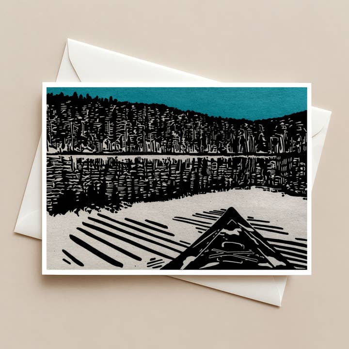 Kajak Reflectiekaarten voor wholesale door PrintsOnTheTrail